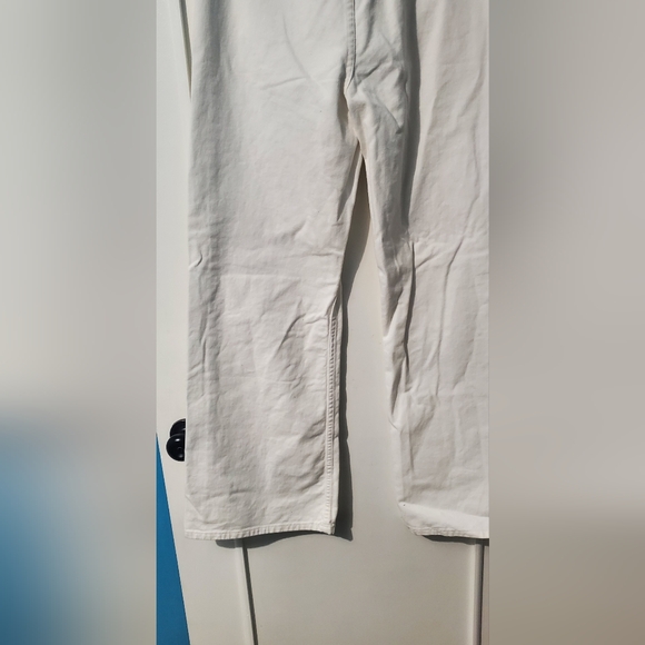 LONDONJEAN Women's White Wide Leg Jeans - Picture 5 of 7